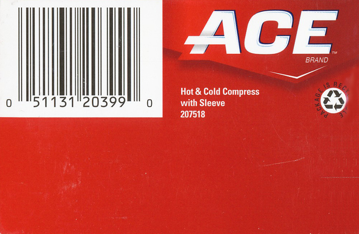 ACE Reusable Hot/Cold Compress with Sleeve 1ct