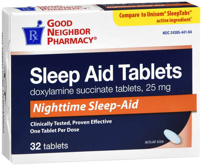 Good Neighbor Pharmacy Sleep Aid 25mg Tablets 32ct