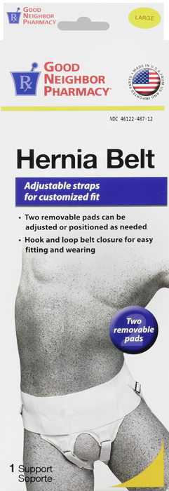 Good Neighbor Pharmacy Hernia Belt White Large 1ct