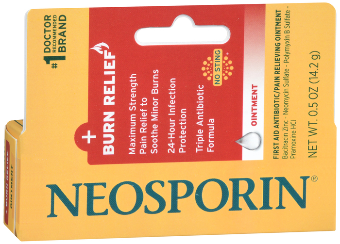 NEOSPORIN BURN RELIEF OINTMENT 0.5 OZ