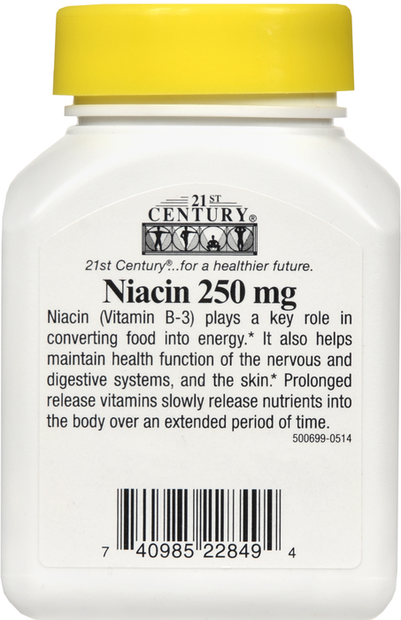 21st Century Niacin 250mg Tablets 110ct