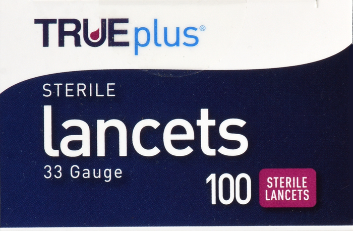 TRUEplus Lancets 33g 100ct