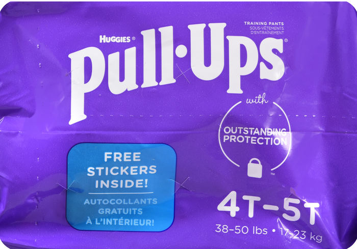 HUGGIES PULL-UPS BOY 4T-5T U/G 4X17CT