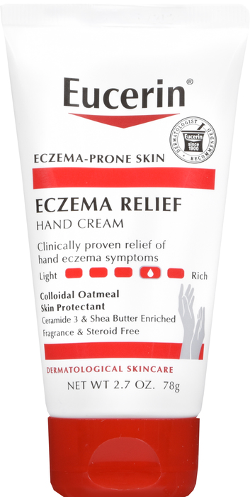 EUCERIN ECZEMA RELIEF HAND CREAM 2.7OZ