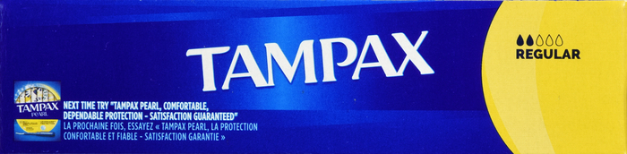 Tampax Flushable Regular Unscented Tampons 10ct