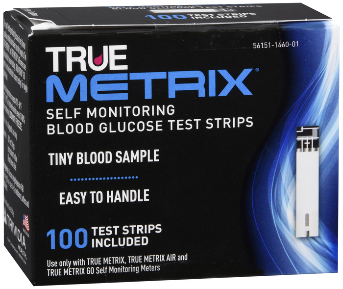 TRUE METRIX TEST STRIPS 100CT