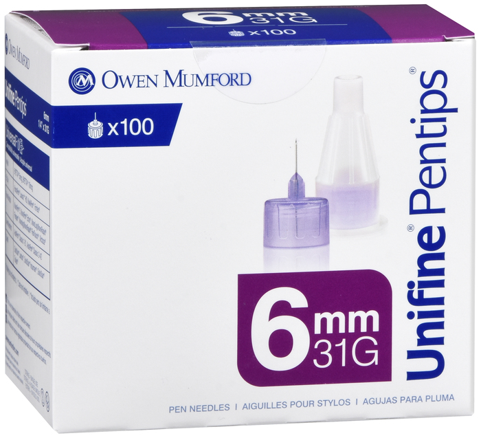 Unifine Pentips 6mmx31g 100ct