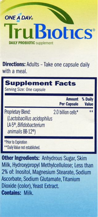 TRUBIOTICS DIGETSIVE CAPSULE 30CT