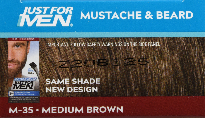 JUST FOR MEN MUSTACHE GEL MEDIUM BROWN