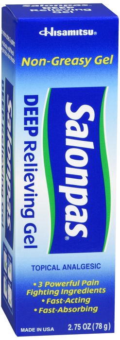 Salonpas Deep Pain Relieving Gel 2.75oz