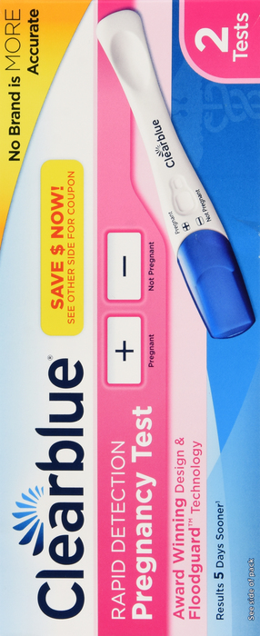 ClearBlue Rapid Detection Pregnancy Test 2ct