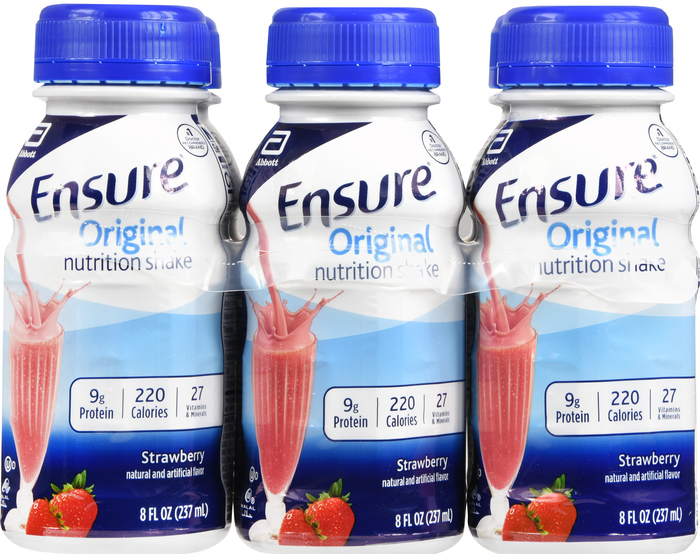 Ensure Original Nutrition Shake 8oz Strawberry 6ct