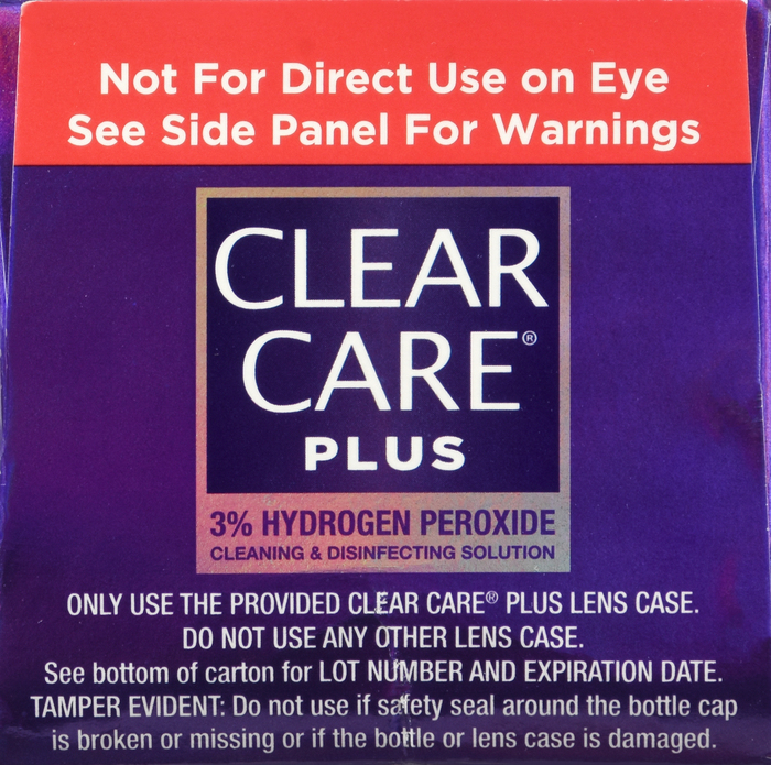 Clear Care Plus HydraGlyde Cleaning and Disinfecting Solution 12oz