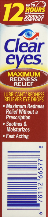 Clear Eyes Eye Drops Maximum Redness Relief 0.5oz