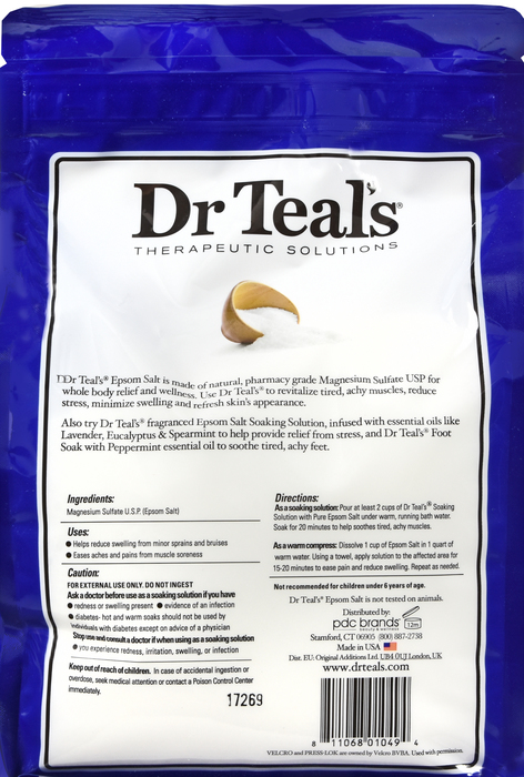 Dr. Teal's Pure Epsom Salt 96oz