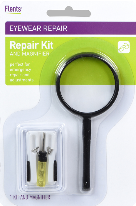 EYE GLASS REPAIR KIT WITH MAGNIFIER API