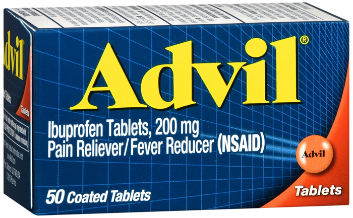 Advil Pain Reliever Fever Reducer Tablets 50ct