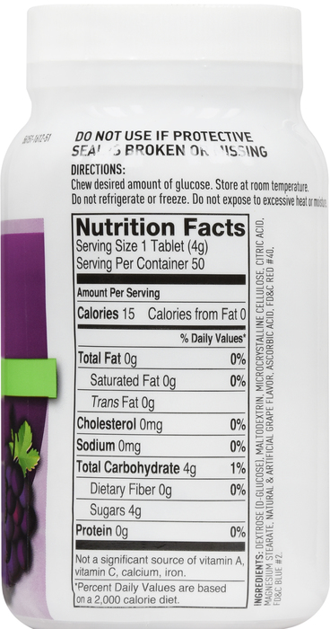 Good Neighbor Pharmacy Glucose Grape Tablets 50ct