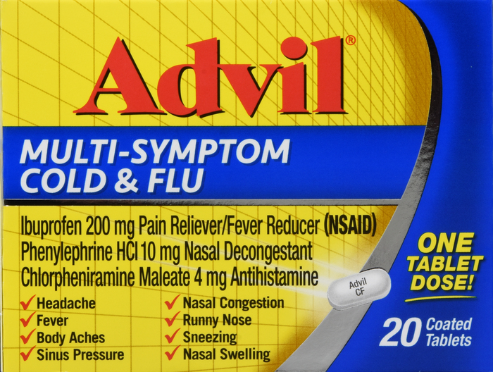 ADVIL MULTI-SYMPTOM COLD&FLU TAB 20CT