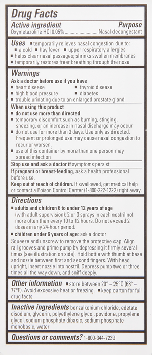 NOSTRILLA 0.05% 12HR SPRAY 15ML