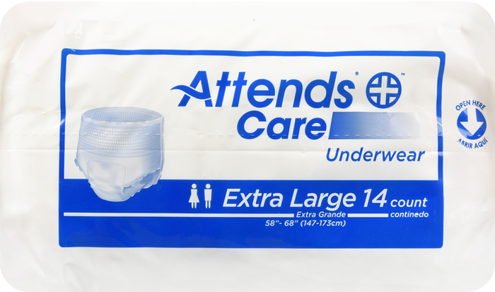 Attends Care Underwear X-Large 4x14ct