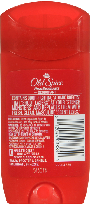 Old Spice High Endurance Solid Fresh Deodorant 3oz