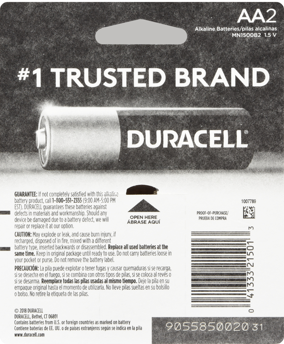 DURACELL COPPERTOP AA 2CT