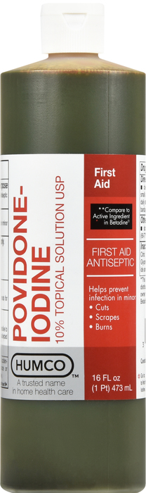 POVIDONE IODINE 10% TOPICL SOL USP 16OZ