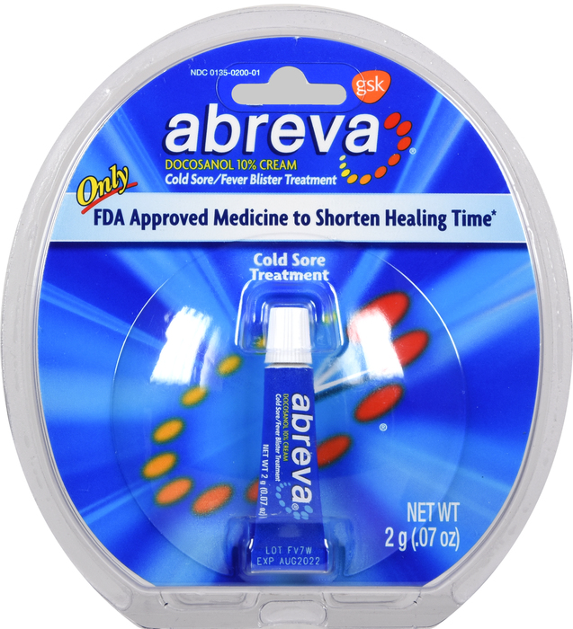 Abreva Cold Sore Treatment Cream 0.07oz