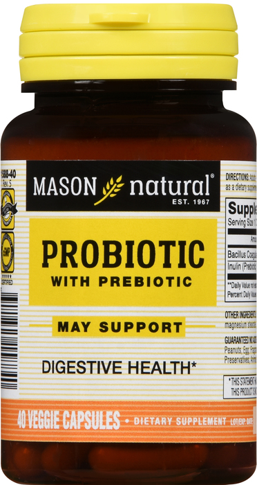 PROBIOTIC W/PRE 1BCFU-250MG CAP 40 MASON