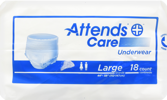 Attends Care Underwear Large 4x18ct