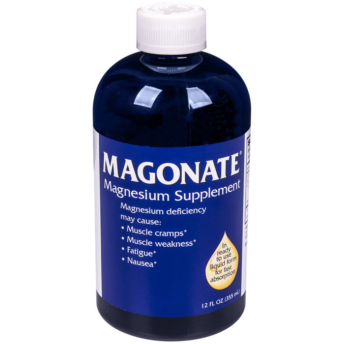 MAGONATE MAGNESIUM SUPPLEMENT LIQ 12OZ