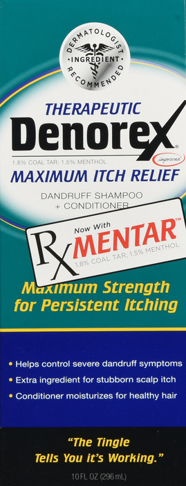 DENOREX MAX ITCH RELIEF SHAMPOO 10 OZ