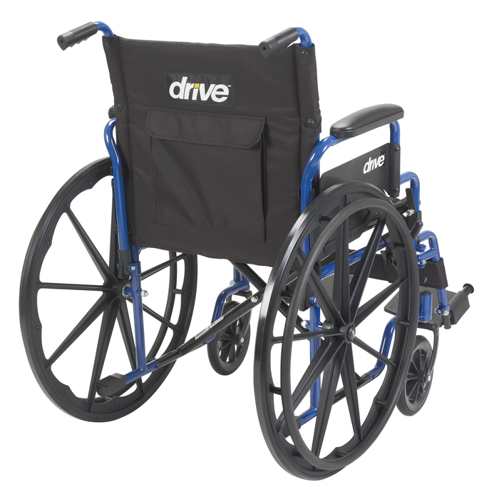 Wheelchair 20" Blue Streak Swingaway Footrests