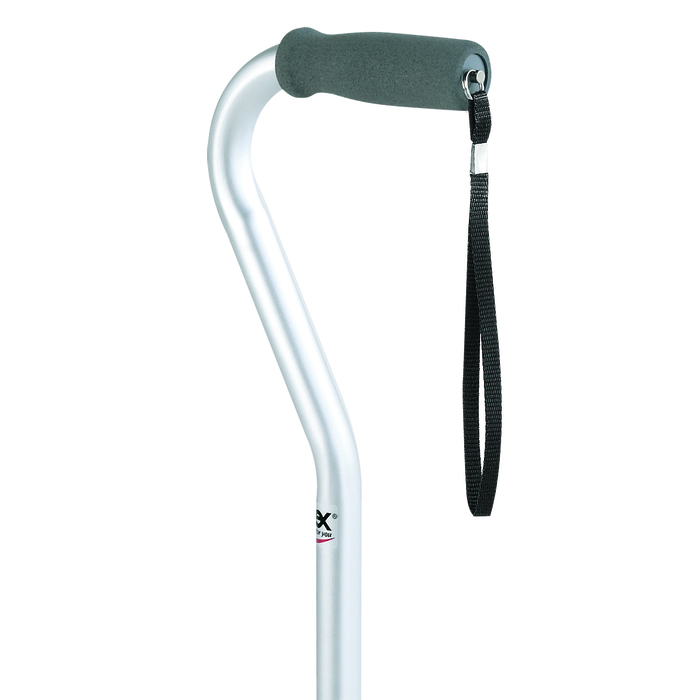 Carex Offset Aluminum Walking Cane 1ct