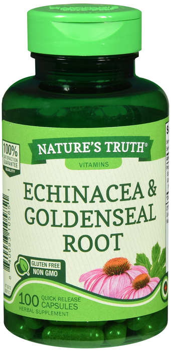 ECHINACEA & GOLDENSEAL CAP 100CT NAT TRU