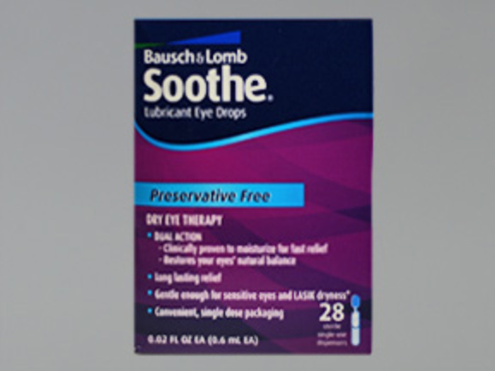 Soothe PF Dry Eye Drops Vials 30x0.2oz