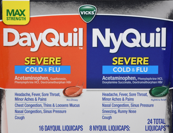 DayQuil/NyQuil Severe Cold & Flu Combo Liquid Capsules 24ct