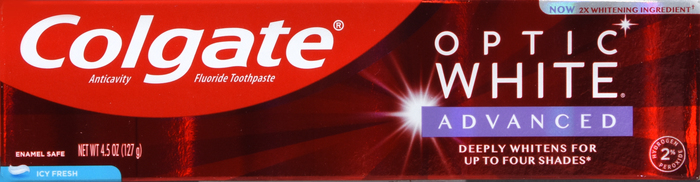 COLGATE OPTIC WHITE ADV T/P ICYFR 4.5OZ