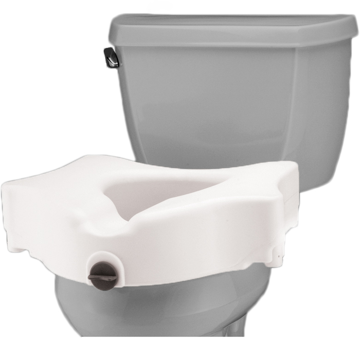 Raised Toilet Seat 8352-R WS 5" Lock-RTL