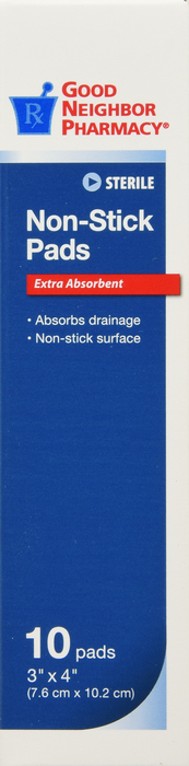 Good Neighbor Pharmacy Non-Stick Pads 3x4 10ct