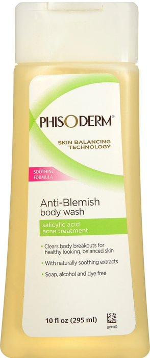 PHISODERM BODY WASH 10OZ