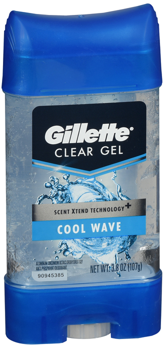 Gillette Clear Gel Antiperspirant/Deodorant Cool Wave 3.8oz