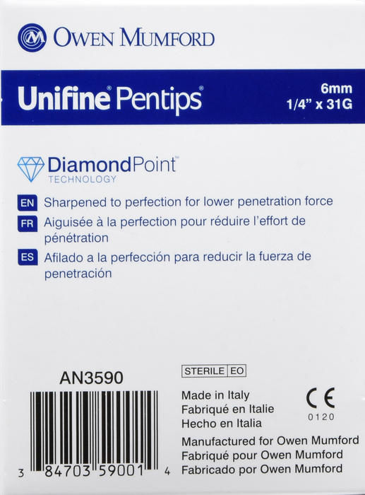 Unifine Pentips 6mmx31g 100ct