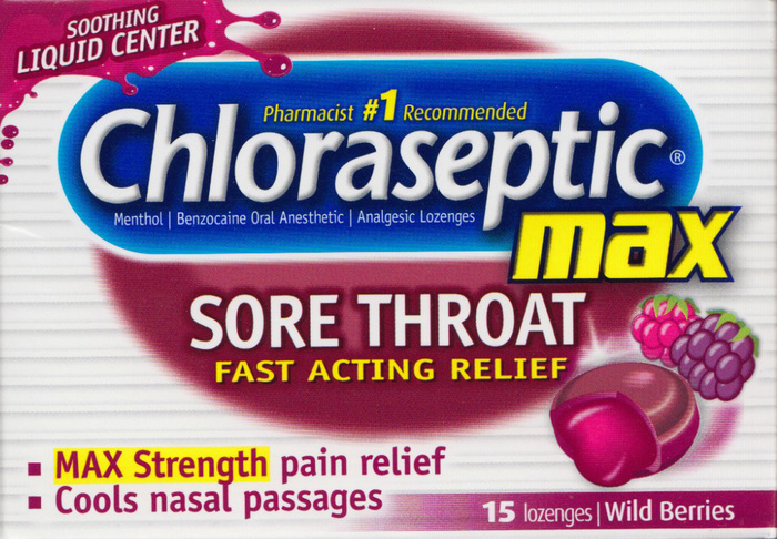 CHLORASEPTIC MAX LOZENGE BERRY 15CT