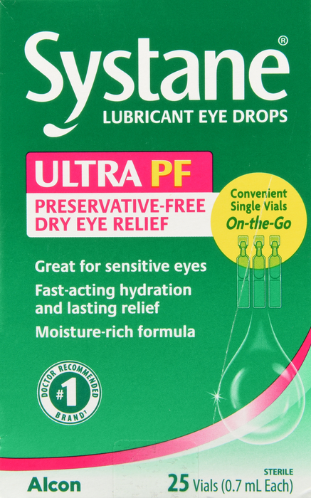 Systane Preservative-Free Ultra Lubricant Eye Drops 25ct