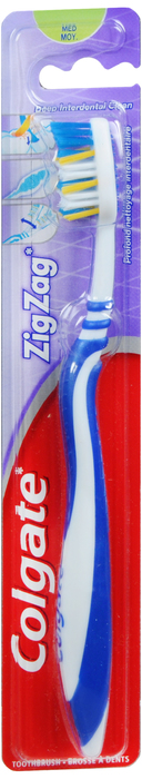 Colgate Toothbrush Wave Zig-Zag Full Head Medium