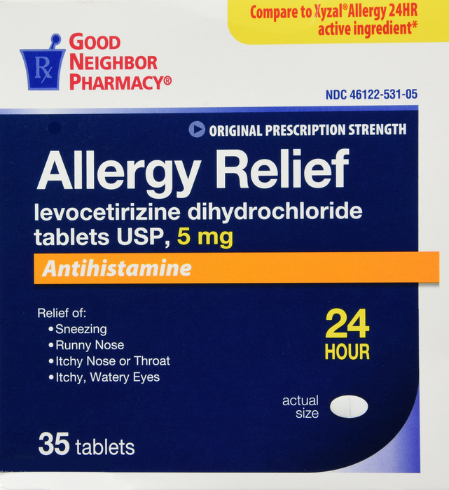 Good Neighbor Pharmacy Allergy Relief 24 Hour, 5mg, Tablets 35ct