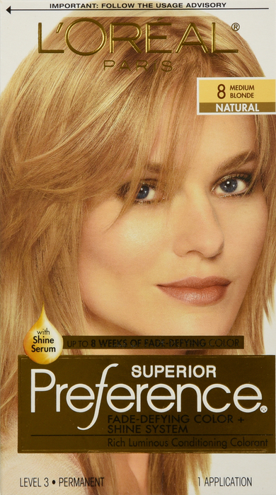 L'Oreal Paris Superior Preference Medium Blonde Permanent Hair Color 1ct