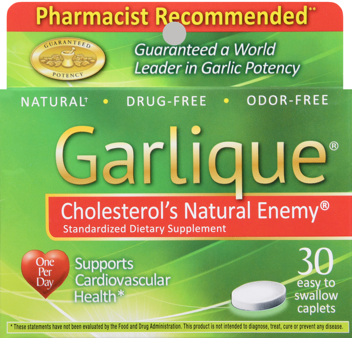 GARLIQUE GARLIC CAPLETS 30CT